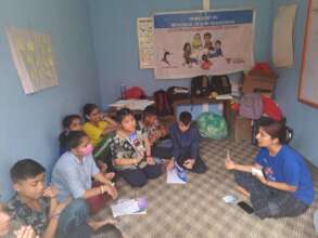 Session among marginalized young people