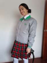 Yuri Pamela proud of wearing her  school uniform