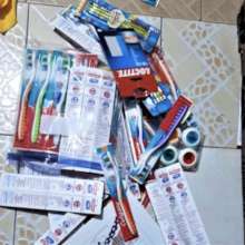 It also had school supplies