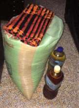 Rice and cooking oil for families