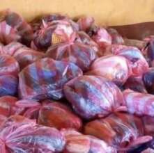 Bagged Christimas gifts for the kids