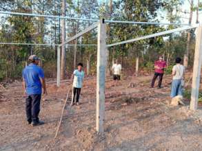Pig Stall Frame Construction