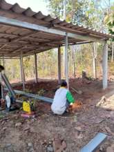 Pig Stall Roof Construction