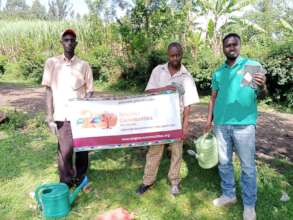 Receiving seeds to start coffee plant nursery
