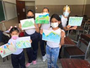 Dibujo/Drawing en Corazon de Maria
