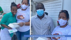Delivery of donations from the "Aporta" project.