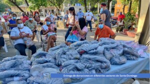 Delivery of donations from the "Aporta" project.