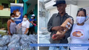 Delivery of donations from the "Aporta" project.