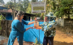 Honey to our adopted farmer