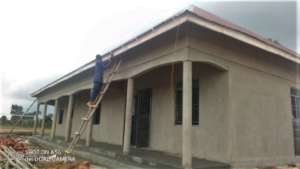 Water harvesting going on