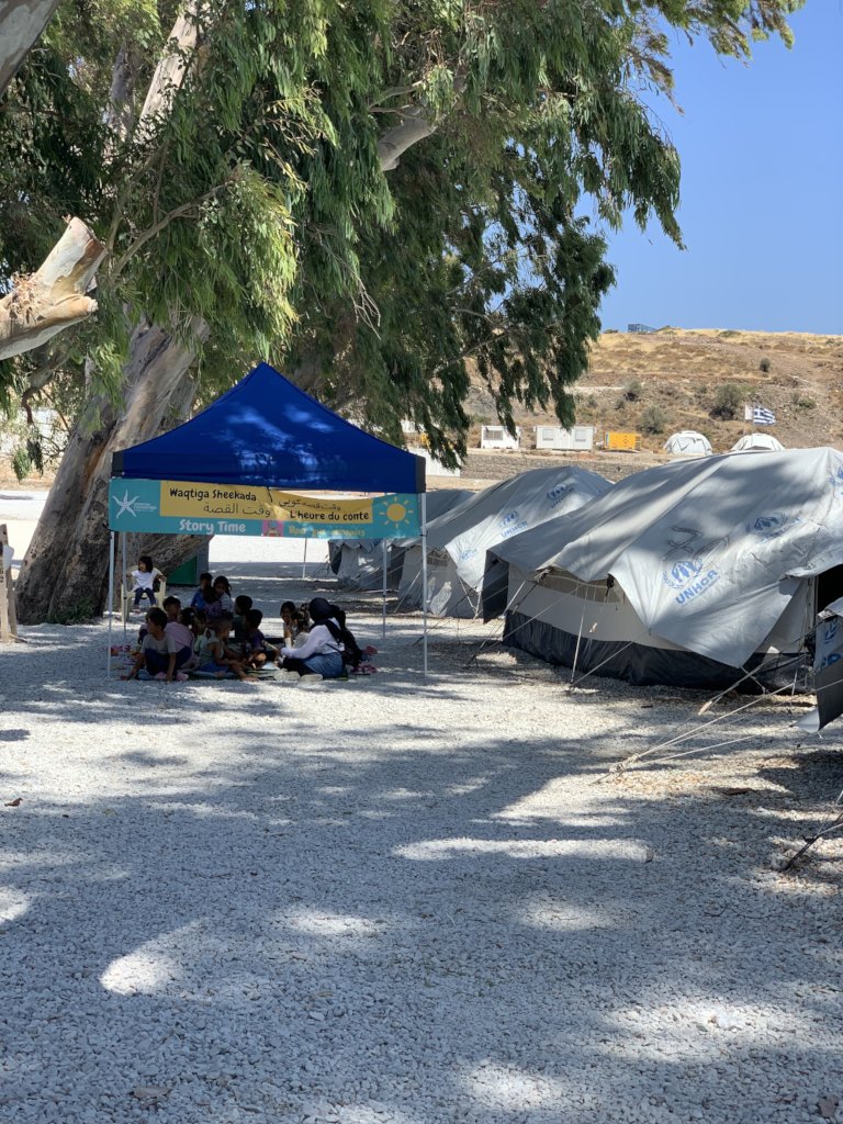 Support a Library To Empower Refugees On Lesvos