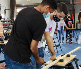 Students enjoyed hands-on learning