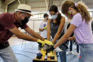 Students reconnecting with their support systems
