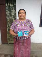 Maria receiving her medication