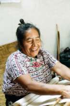 Marcela, a healthy artisan who is eager to work.