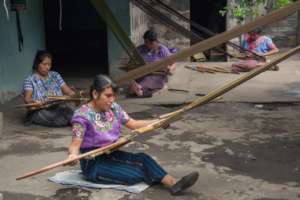 Weaving together