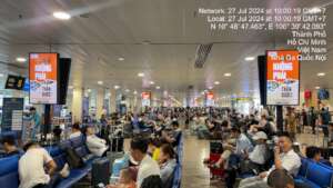 ENV's tiger campaign at HCMC Airport