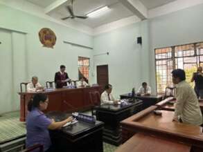 Subject Tuan Truong at the trial, April 23, 2025