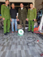 Sunda Pangolin voluntarily transferred