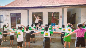 Counselling class started with fun exercise