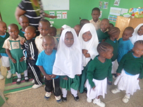 Nursery ready to go for lunch