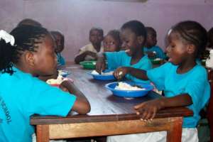 lunchtime at school