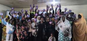 Sanitary pad given to girls during mentorship