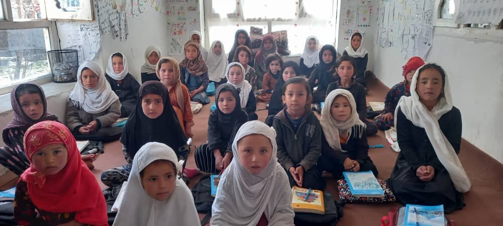 Second grades students in Northern Afghanistan