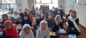 Second grades students in Northern Afghanistan