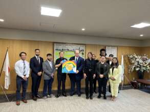 Group Photo with the Governor of Nagasaki