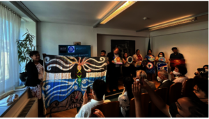 Art Presentation at the Youth Orientation