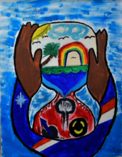 Painting by a Marshallese Youth