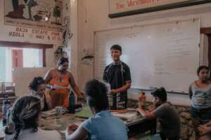 Guia, Raul, Presenting on Fish Monitoring