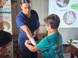 Aventureros in action: First aid skills for life