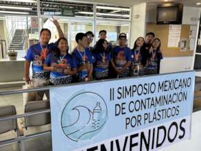 The group of Aventureros at the Plastic Symposium