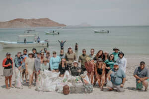 Joining forces to keep our beaches clean.