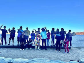 The visit of the Mayan Shaman!