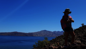 An Aventurero on a "super activity" hike