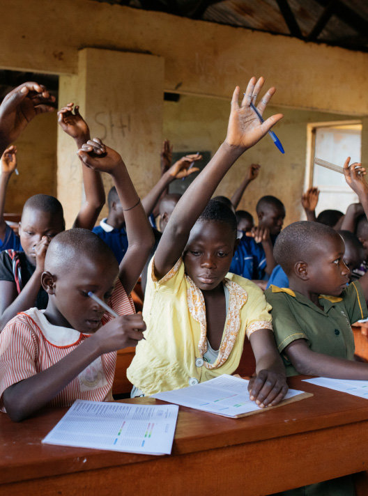 School class in Uganda