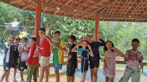 Day camp at Timbalaya for Arca do Saber children