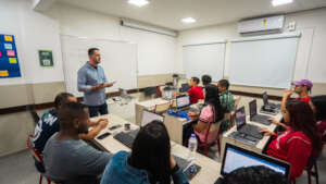 ICT classes at Arca do Crescer vocational center