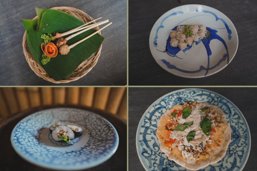 Foods at Food Festival, cooked by students