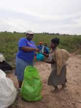 Food distribution to family