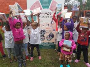 Emotional picture from kids when they supported