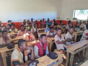 A class of upper secondary students in Ifarantsa