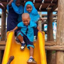 New KG1 Students during break
