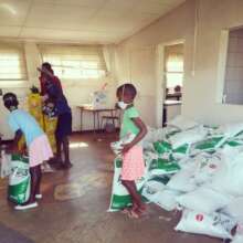 Monthly food distribution during COVID closure.