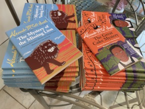 Two of the book titles ordered for group reading