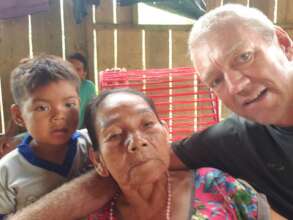 Dona Alicia - one of the senior citizens supported