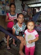 Grandmother and granddaughters, Yanashi, Peru